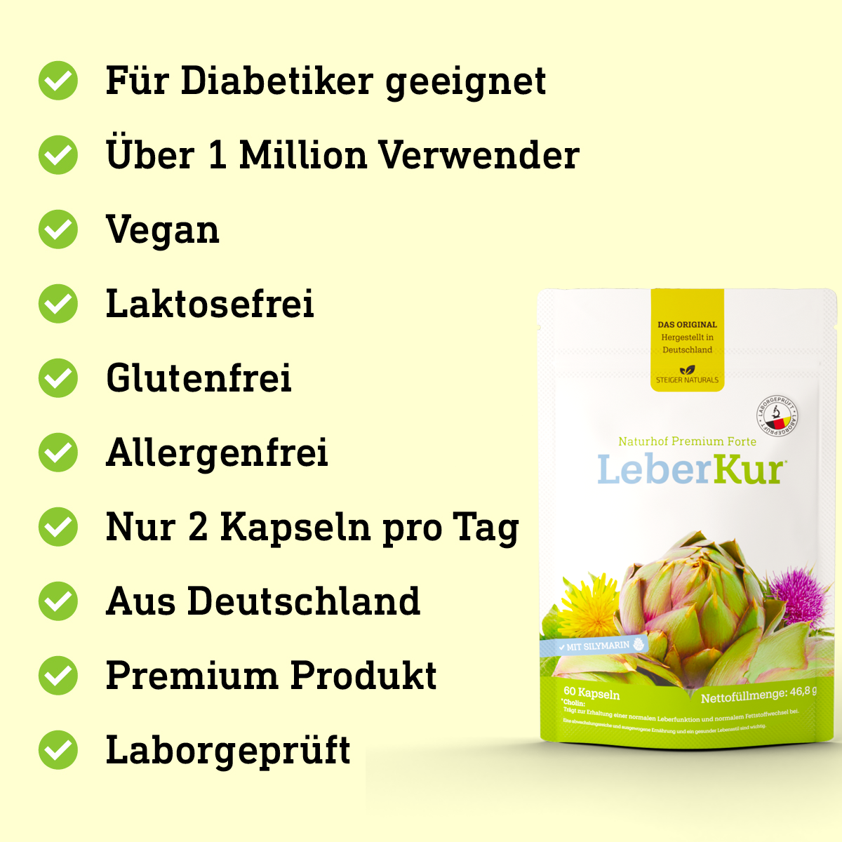 Naturhof Liver Cure Premium Forte Set 6 meses